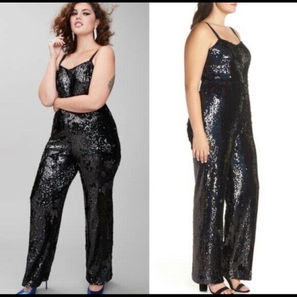 Dress the Population liquid black sequin jumper - Picture 2 of 9